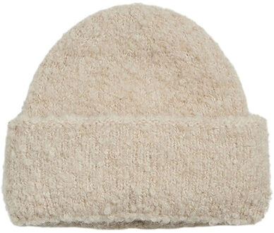 Moss Copenhagen Mschdunya beanie - maat One size Ecru
