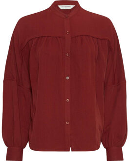 Moss Copenhagen Mschmadie genette shirt - maat S / M Rood