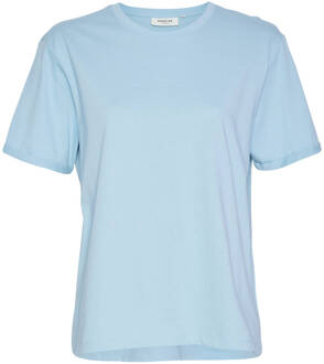 Moss Copenhagen T-shirt 17595 terina Blauw - L-XL
