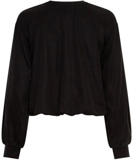 Moss Copenhagen Top lange mouw 19517 balina Zwart