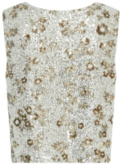 Moss Copenhagen Top zonder mouw 19474 magnolia Zilver