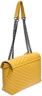 Mosterdleren Tas Mosterdgeel - One Size