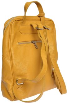 Mosterdleren Tas Mosterdgeel