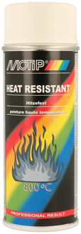 Motip Hittebestendige Lak - Wit 4036 - Mat - 400 ml