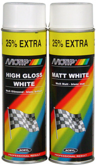 Motip Wit glans, bus 500 ml. Motip
