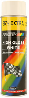 Motip Wit glans, bus 500 ml. Motip