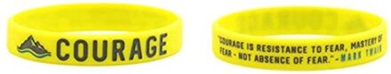 Motivatie Siliconen Rubber Polsbandjes Inspirational Armband Droom Moed
