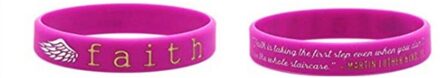 Motivatie Siliconen Rubber Polsbandjes Inspirational Armband Droom Moed