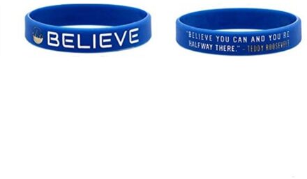 Motivatie Siliconen Rubber Polsbandjes Inspirational Armband Droom Moed