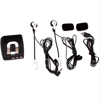 Moto Helm Front-To-Back Intercom Headset Plastic Gemodificeerde Motorhelm Intercom Hoofdtelefoon Accessoires