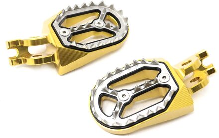 Motocross CNC Aluminium off-road Voetsteunen Voor Suzuki RM-Z250 RM-Z 250 2005 2006 RM250 2006 2007 Goud