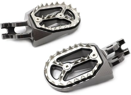 Motocross CNC Aluminium off-road Voetsteunen Voor Suzuki RM-Z250 RM-Z 250 2005 2006 RM250 2006 2007 Grijs