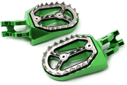 Motocross CNC Aluminium off-road Voetsteunen Voor Suzuki RM-Z250 RM-Z 250 2005 2006 RM250 2006 2007 groen