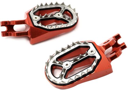 Motocross CNC Aluminium off-road Voetsteunen Voor Suzuki RM-Z250 RM-Z 250 2005 2006 RM250 2006 2007 Rood