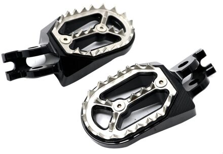 Motocross CNC Aluminium off-road Voetsteunen Voor Suzuki RM-Z250 RM-Z 250 2005 2006 RM250 2006 2007 zwart