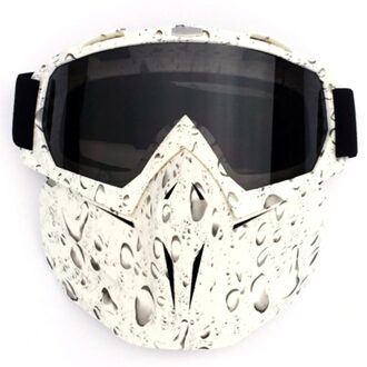 Motocross Goggles Helmen Goggles Ski Sport Volwassen Bril Motorfiets Voor Off-Road Motorfiets Stofvrije grijs