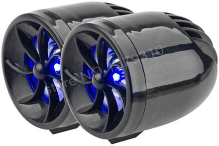 Motofan-Universele 2 stuks MT483 Motorfiets Alarm Speaker FM Radio TF Card