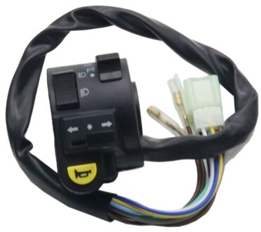 Motolovee 22Mm Stuur Controle Hron Schakelaar Knop Motorfiets Koplamp Mistlamp Richtingaanwijzer Schakelaars Universele