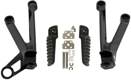 Motor Achter Voetsteunen Voetensteun Beugels Voor Kawasaki ZX10R Zx 10R 2004-2005 zwart
