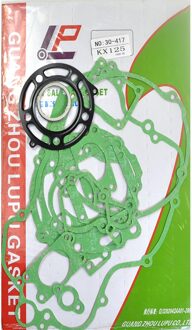 Motor Bike Cilinder Carter Cover Top End Compleet Pakking Set Voor Kawasaki KX125 98-00 Motorfiets Volledige Motor Wederopbouw kits