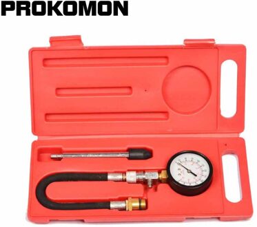 Motor Cilinder Compressie Tester Diagnostic Meter Gauge Kit