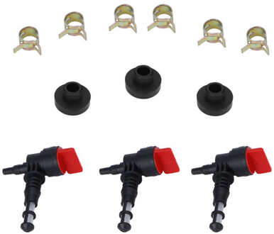 Motor Grasmaaier 3 Set Brandstof Klep Grommet Kit Vervanging Fit Voor 192980GS 78299GS 80270 Grasmaaier Tuin Diy Gereedschap