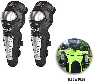 Motor Kit Knie & Elleboog Protector Shield Pads Roestvrij Pads Racefiets Off-Road Voertuigen Motorfiets Beschermende Gear Elbow