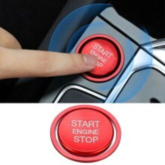 Motor Knop Cover Ring Trim Voor Golf 7 MK7 Luchtvaart Aluminium Auto Auto