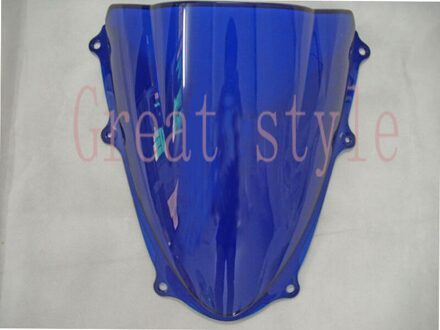 motorbike Voorruit/Voorruit Zwart Voor Suzuki GSX-R1000 GSXR1000 GSXR 1000 K9 blauw