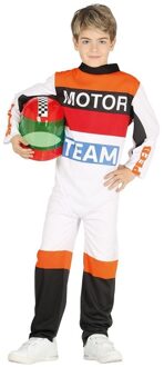 Motorcoureur verkleed kostuum voor kinderen