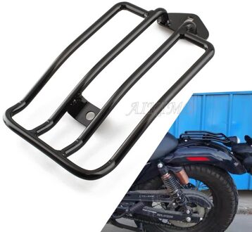 Motorcycle Black Solo Rear Seat Past Bagagerek Ondersteuning Plank Voor Harley Sportster Xl Iron883 48 XL1200 2004