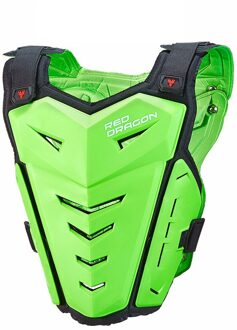 Motorcycle Body Armor Vest Motocross Borst Terug Protector Off-Road Moto Rijden Jas Motorfiets Terug Protector Body Armor groen Vest 5