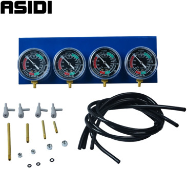 Motorcycle Carburettor Carb Vacuum Gauge Synchronizer Balancer 2 / 4 Cylinder Set Guage Tool PT1869