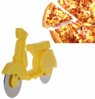 Motorcycle Chopper Pizza Cutter Pizzasnijder Ronde Wiel Roller Dual Wielen Slicer non-stick Keuken Gadget