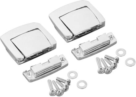 Motorcycle Chrome Scheermes Gehakte Koning Vergrendelingen Scharnieren Voor Harley Tour Pak Touring Glide 1988 Tour Pak Latches