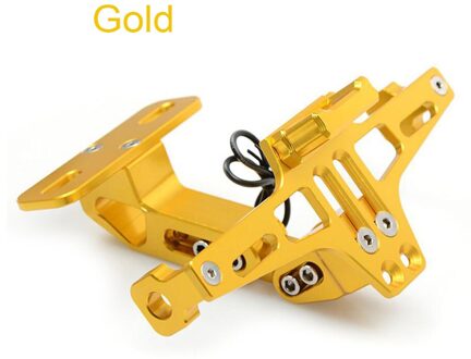 Motorcycle Cnc Achter Kentekenplaat Houder Met Fit Voor Suzuki GSX-S750 GSX-S1000 GSX1250 GSX600F GSX650F gouden