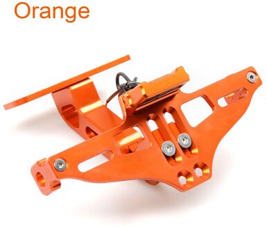 Motorcycle Cnc Achter Kentekenplaat Houder Met Fit Voor Suzuki GSX-S750 GSX-S1000 GSX1250 GSX600F GSX650F oranje