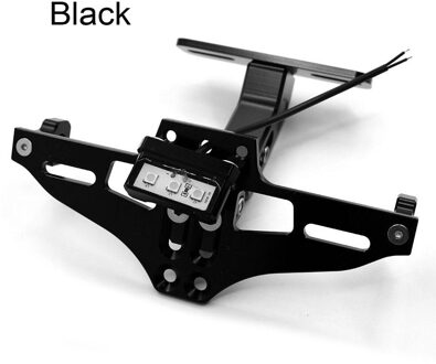 Motorcycle Cnc Achter Kentekenplaat Houder Met Fit Voor Suzuki GSX-S750 GSX-S1000 GSX1250 GSX600F GSX650F zwart