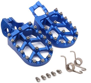 Motorcycle Cnc Footpeg Versnellingspook Voor Ktm Sx Sxf Xc Xcw Exc Voor Husqvarna Te Tc Fc Fe 85 125 150 250 350 450 500 Crossmotor blauw footpegs