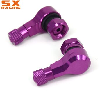 Motorcycle Cnc Universal Oranje 2 Stuks Velg Wiel Klepstelen Band Band Cap 90 Graden Voor Ktm Duke Rc Smc R Super Smt Adventure Rc paars