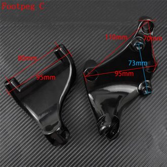 Motorcycle Cnc Voetsteun Achter Passenger Voetsteunen Mount Zwart Pedaal Voor Harley Sportster Xl Ijzer 883 1200 72 48 2000 21 Footpeg C 2014-2021