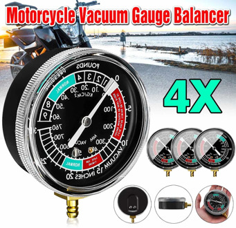 Motorcycle Fuel Vacuum Gauge Balancer Synchronizer Carburetor Carb Gauge Meter Sync Gauge Tool For Yamaha/Honda/Suzuki