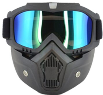 Motorcycle Goggles Off-Road Helm Bril Winddicht Glazen Goggles Masker Goggles Ski Veilig Spiegel Helmetty Beschermende Ski Maskers colored lens