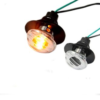 Motorcycle Inbouw Led Indicator Knipperlichten Light Blinker Licht Voor Kawasaki ZZR600 2005 2006 doorzichtig