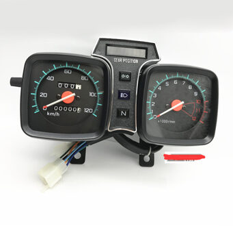 Motorcycle Kilometerstand 12V Motorfiets Toerenteller Kilometerteller Meter Gauge Voor Suzuki GS125 Motorfiets Snelheidsmeter Multifunctionele Gauge