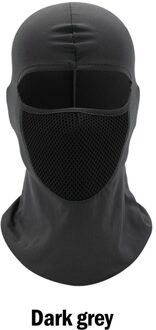 Motorcycle Masker Motorfiets Zon Bescherming En Stofdicht Hoofddeksels Hoed Rijden Kap Winddicht Outdoor Riding Hood Masker Stofmasker YS-E-02 donker grijs