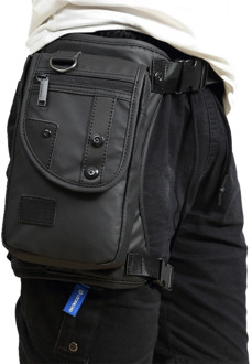 Motorcycle Rider Nylon/Canvas Waist Pack Bum Thigh Bag for Men Military/Assault Messenger CrossBody Fanny Pack Hip Belt Drop Leg