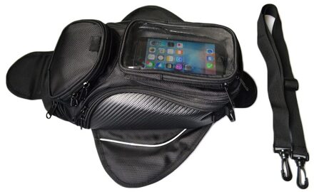 Motorcycle tank tas motorfiets olie brandstof motorbike Black nylon waterdichte