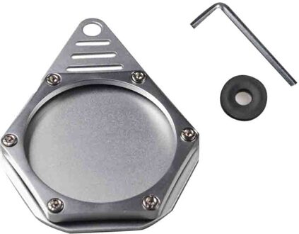 Motorcycle Tax Disc Motorbike Universal Ronde Tax Disc Plaat Houder Waterdichte Veelkleurige Zilver