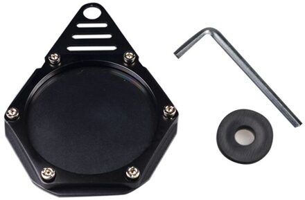 Motorcycle Tax Disc Motorbike Universal Ronde Tax Disc Plaat Houder Waterdichte Veelkleurige zwart